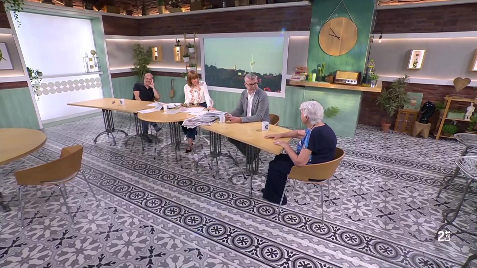 Lleó XIV tanca la visita, Mireia Bofill i Joan Pera