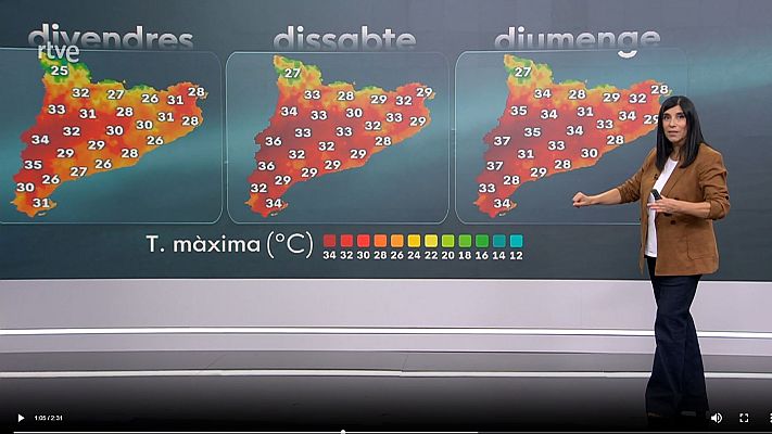 El temps - Torna la calor, intensa el cap de setmana