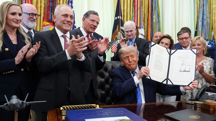 Telediario 1 - El Mundial y los visados de Trump