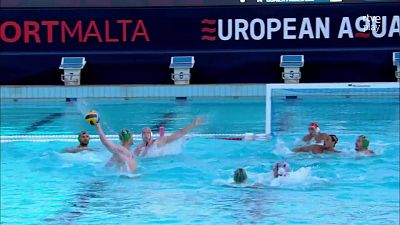 Liga Europea Masculina. Final Four 1ª Semifinal: Zodiac CNAB - FTC Telekom Waterpolo 