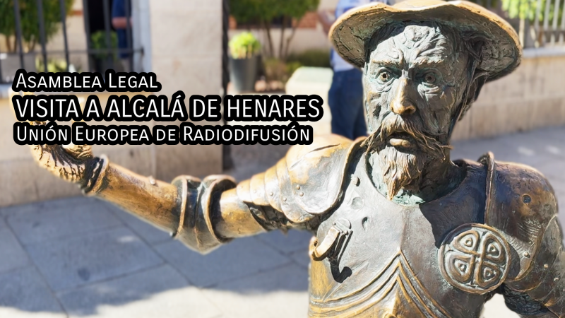Los miembros de la Asamblea Legal  de la UER visitan la ciudad de Alcalá de Henares al finalizar las jornadas. | Ver