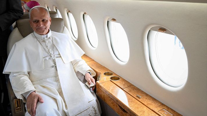 La tarde en 24h - León XIV finaliza su viaje a España con un regreso inesperado en el Falcon del rey