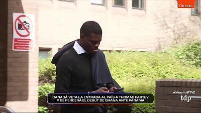 Canad� impide la entrada de Thomas Partey tras ser acusado por siete cargos de violaci�n y se perder� el debut de Ghana