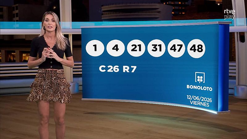 Sorteo de la Bonoloto y Euromillones: 12/06/2026 - Loterías | Ver