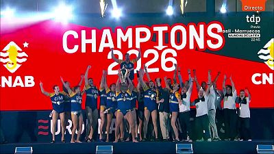 El C.N.A. Barceloneta logra su segunda Liga Europea de waterpolo tras ganar en una apasionante final al Pro Recco (17-16)