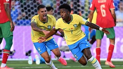 Gol de Vinicius en el partido Brasil - Marruecos | Mundial 2026