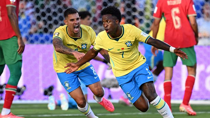 Copa Mundial de la FIFA 2026 - Gol de Vinicius en el partido Brasil - Marruecos | Mundial 2026