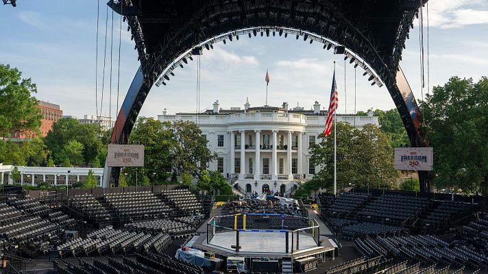 Telediario Fin de Semana - Trump cumple 80 años con una celebración polémica: un combate en un ring en la Casa Blanca por 60 millones de dólares