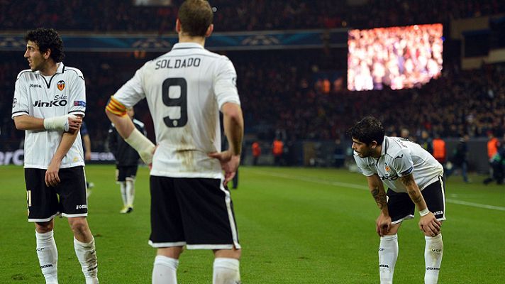 Telediario 1 - Fin a la aventura europea del Valencia