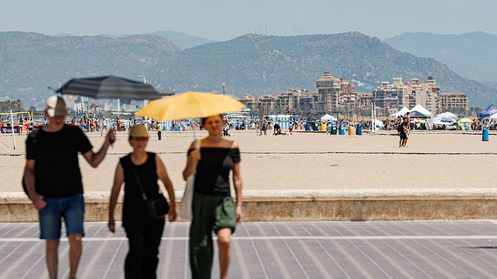El tiempo - Las tormentas persisten en puntos del interior peninsular