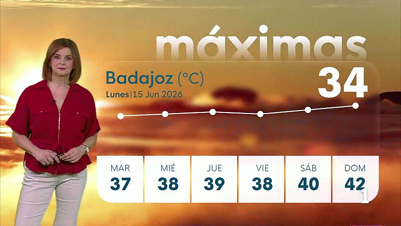 El Tiempo en Extremadura - 15/06/2026 - Ver ahora