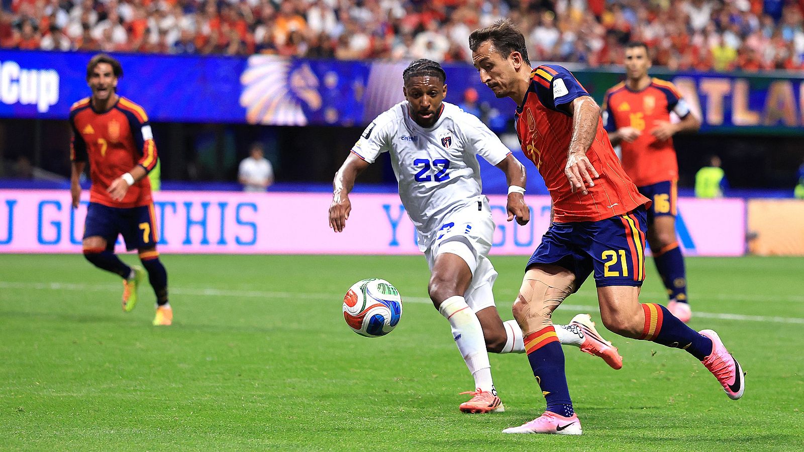 Ocasión de Oyarzabal en el partido España - Cabo Verde | Mundial 2026 | Ver vídeo