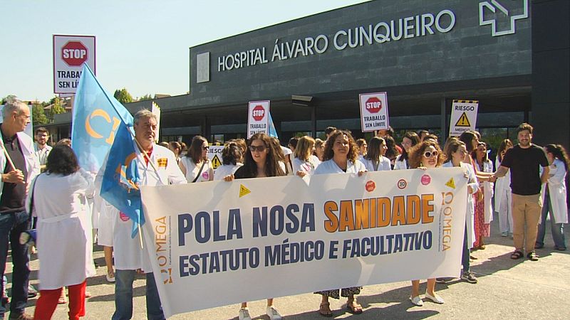Médicos de Vigo anuncian folga indefinida despois do verán - Telexornal - Galicia | Vexa