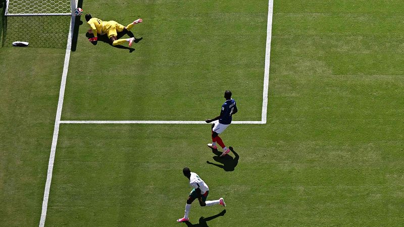 Ocasión de Nico Jackson en el partido Francia - Senegal | Mundial 2026 | Ver vídeo
