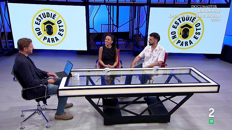 Sergio Carneros y Natalia R. Valls. “No estudié para esto”