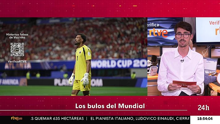La tarde en 24h - VerificaRTVE aclara las falsas historias sobre Vozinha, el portero de Cabo Verde