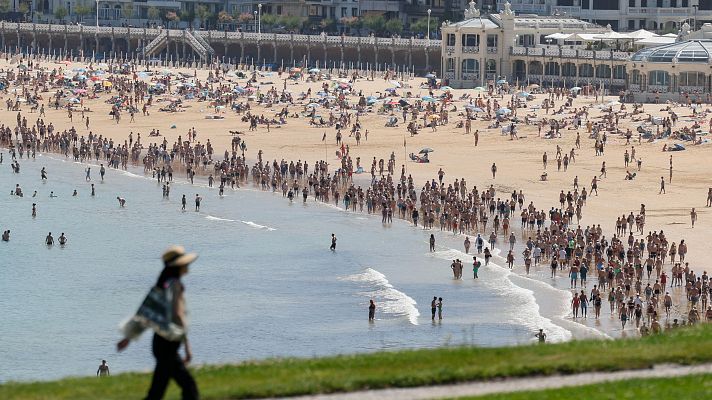 Telediario 1 - Un verano de calor y tormentas