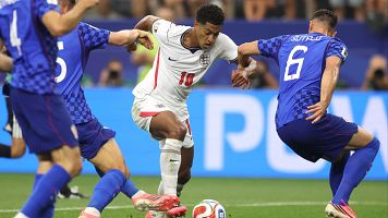Inglaterra - Croacia, esta noche en La 1 y RTVE Play