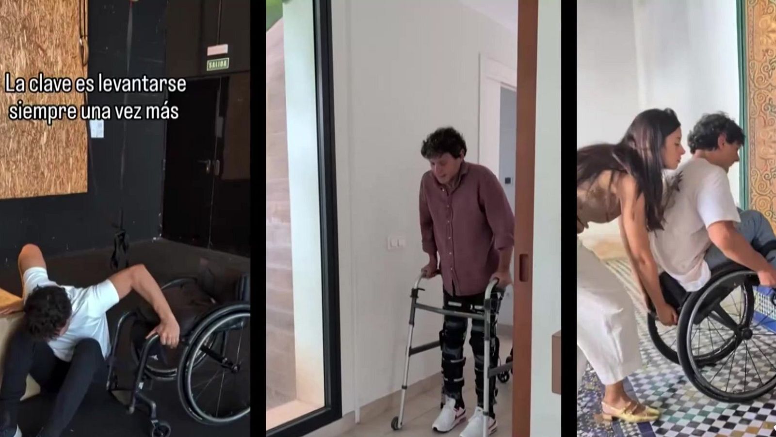 Persona parapléjica logra volver a ponerse de pie - Noticias Andalucía | Ver