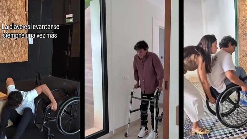Persona parapléjica logra volver a ponerse de pie - Noticias Andalucía | Ver