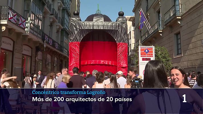 Informativo Telerioja - Concéntrico transforma Logroño en un laboratorio de arte