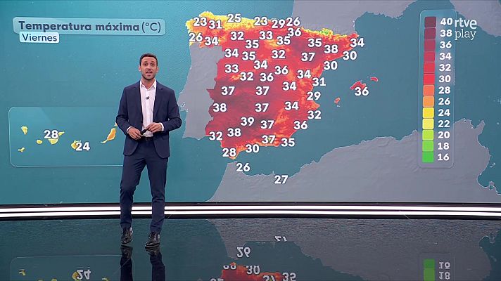 El tiempo - Las máximas subirán ligeramente en la cornisa cantábrica, más en el interior de la zona oriental