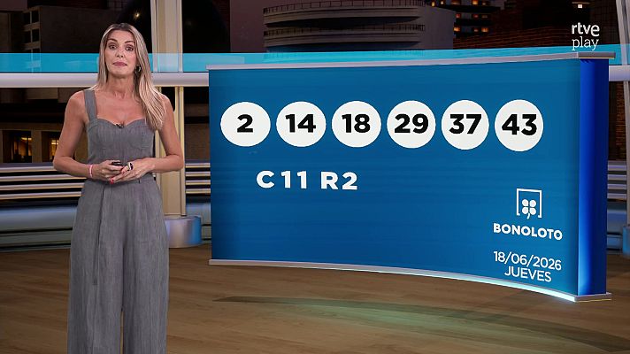 Loterías - Sorteo de la Lotería Nacional, Bonoloto, Primitiva y Jóker del 18/06/2026