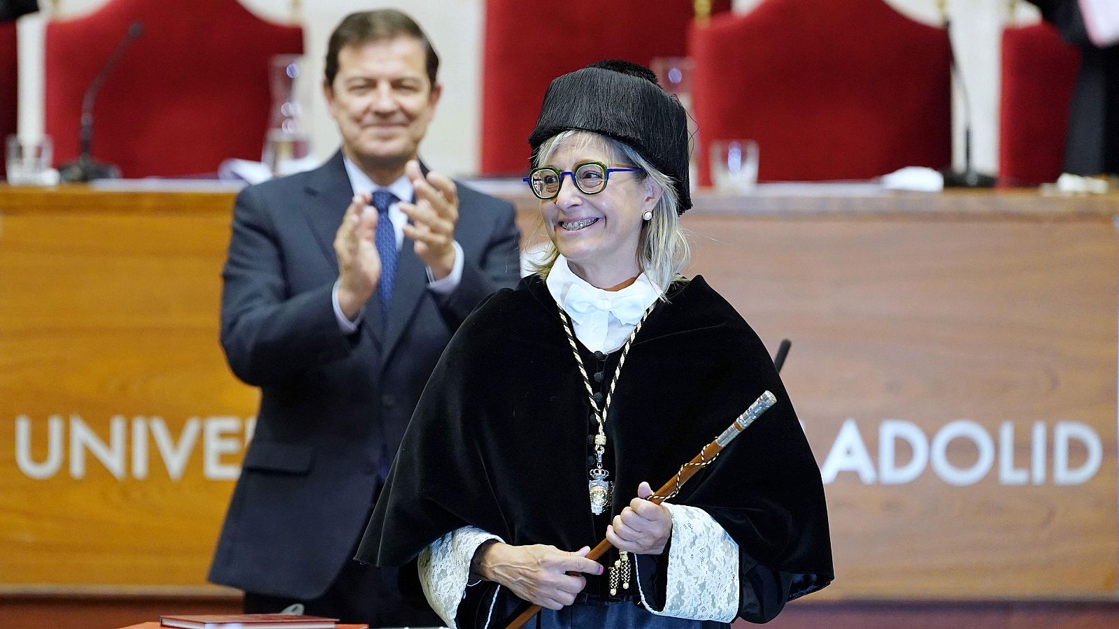 Pilar Garcés toma posesión como primera rectora de la Universidad de Valladolid
