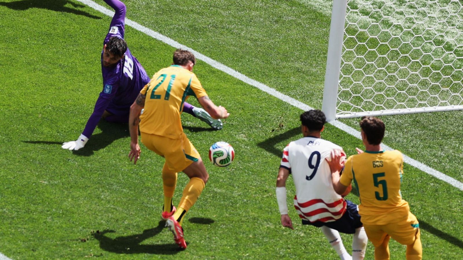 Gol en propia de Cameron Burgess en el partido Estados Unidos - Australia | Mundial 2026 | Ver vídeo