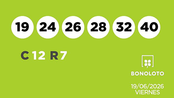 SELAE - Sorteo de la Lotería Bonoloto y Euromillones del 19/06/2026