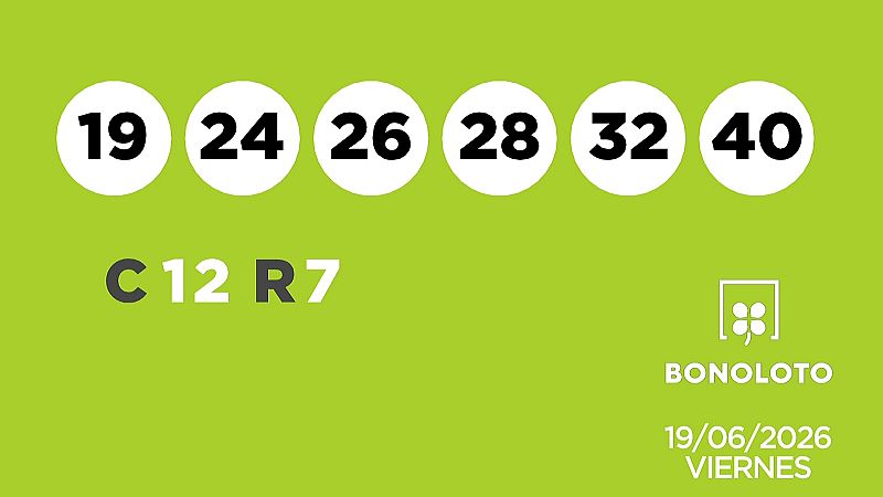 Sorteo de la Lotería Bonoloto y Euromillones del 19/06/2026 - Ver ahora