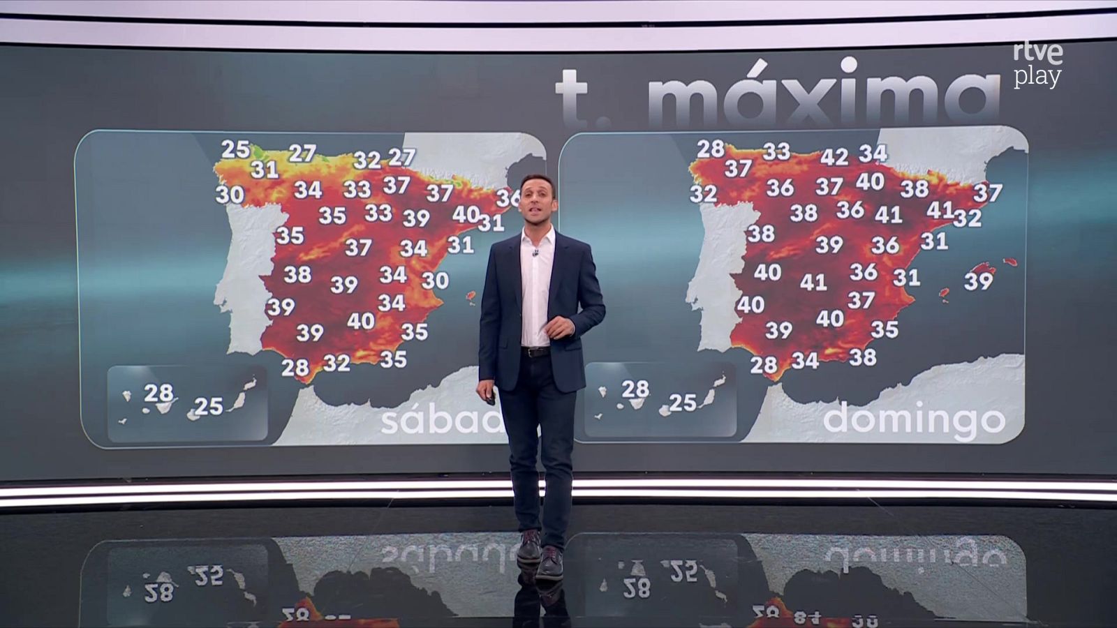 El Tiempo Noche - 19/06/26 - RTVE.es - El tiempo | Ver