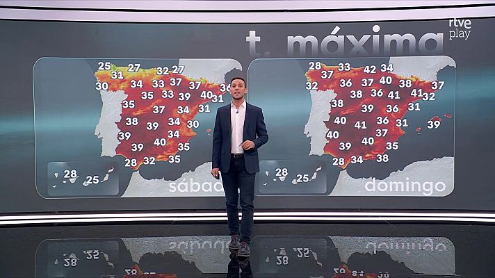 El tiempo - Las máximas bajarán en el norte, subirán en el sureste y Baleares y sin cambios en el resto