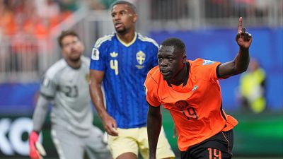 Gol de Brian Brobbey en el partido Países Bajos - Suecia (2-0) | Mundial 2026