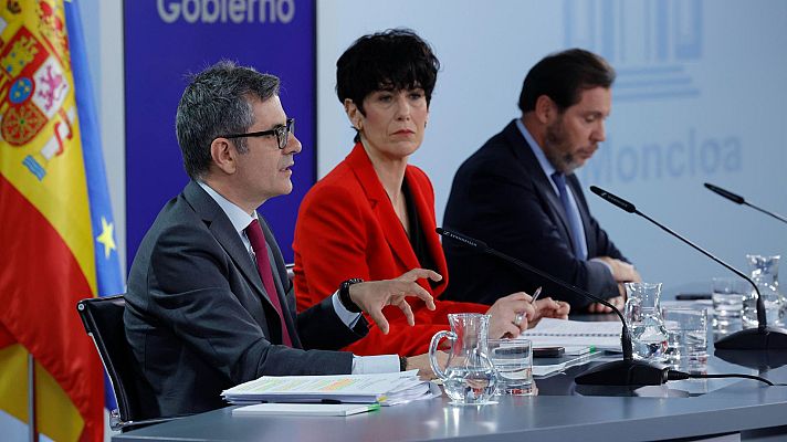 Telediario Fin de Semana - El Gobierno reprocha al juez Peinado su "obsesión" con Begoña Gómez y el PP ve en Moncloa una "guarida de delincuentes"