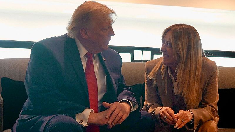 La relación de Trump y Meloni, en horas bajas | Ver