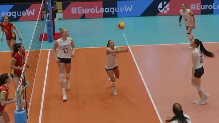 Voleibol - Liga Europea Femenina. 3ª Ronda: España - Finlandia