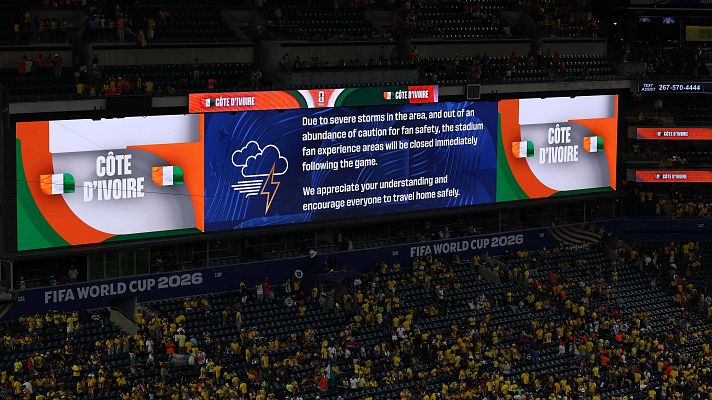 Teledeporte, directo al Mundial - Protocolo de tormentas: los organizadores del Mundial se ponen serios con la seguridad