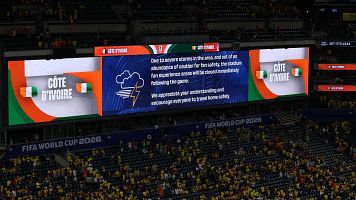 Protocolo de tormentas: los organizadores del Mundial se ponen serios con la seguridad