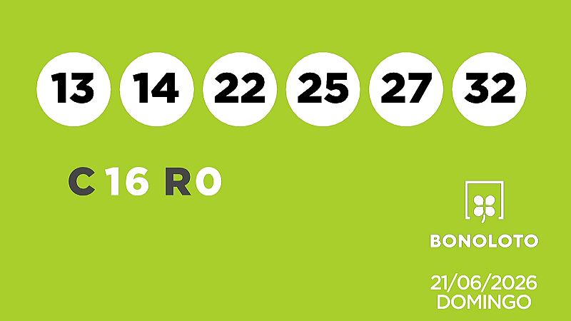 Sorteo de la Loter�a Bonoloto del 21/06/2026 - Ver ahora