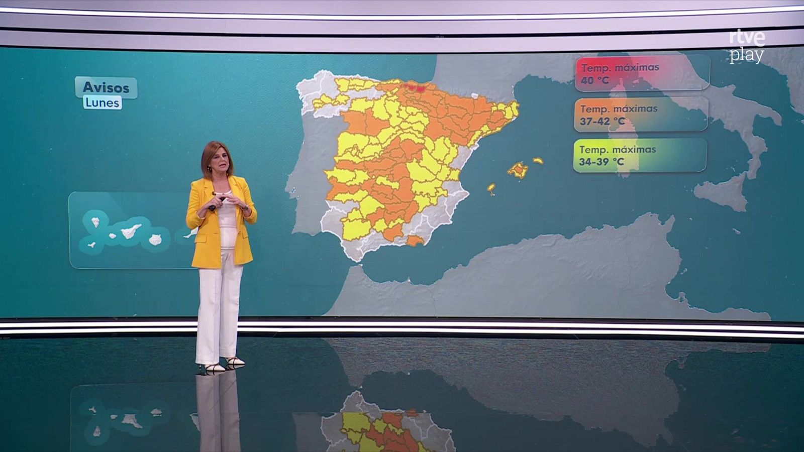 El Tiempo Noche - 21/06/26 - RTVE.es - El tiempo | Ver