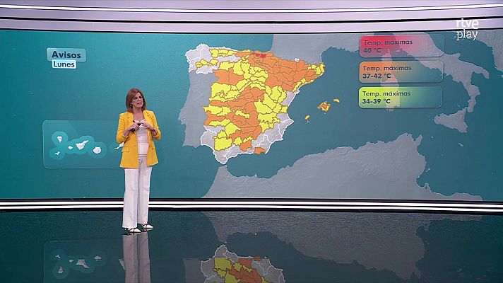 El tiempo - Las temperaturas subirán de forma generalizada, más las máximas en Cantábrico, pudiendo ser extraordinarias