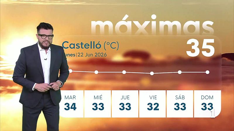 El tiempo en la Comunitat Valenciana 22/06/26 | Ver