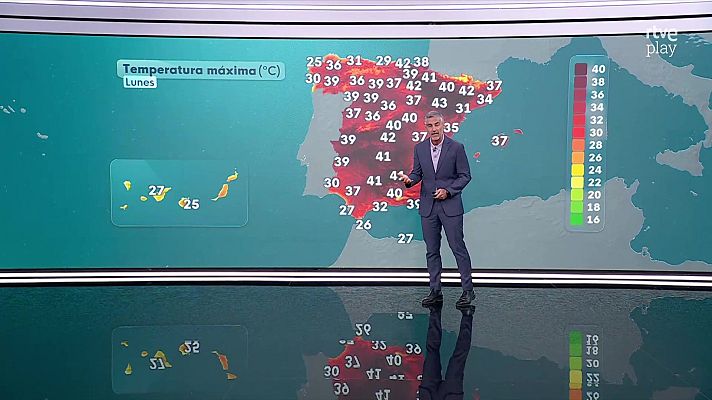 El tiempo - Tormentas y chubascos fuertes en el centro y norte peninsular, sin descartar rachas muy fuertes y granizo