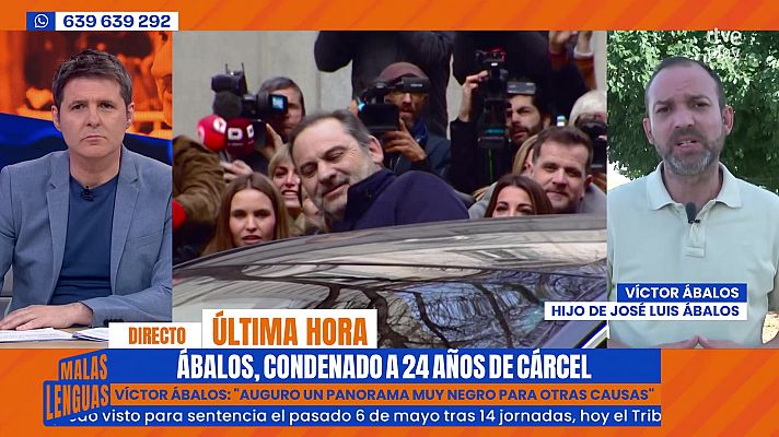 Malas lenguas - Víctor Ábalos, hijo de José Luis Ábalos, en 'Malas Lenguas'