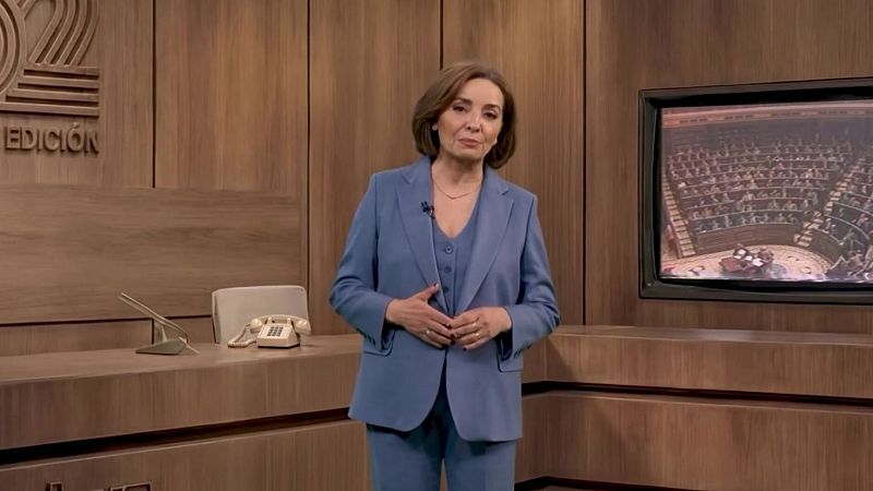 Making of del Telediario del futuro con IA: los ensayos con Pepa Bueno | Ver vídeo