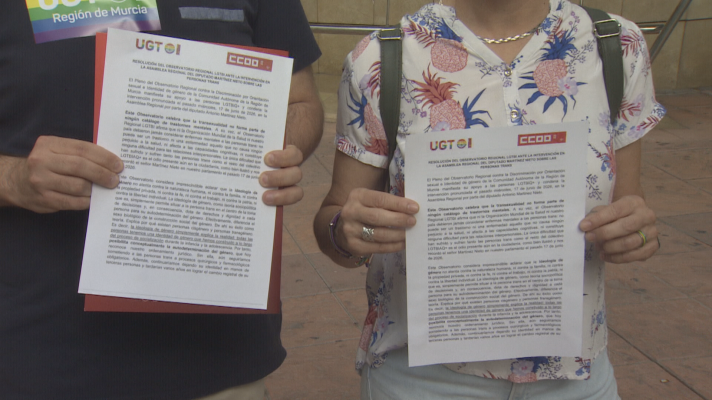 Noticias Murcia - UGT y CCOO han presentado una resolución para condenar las declaraciones del diputado de Vox