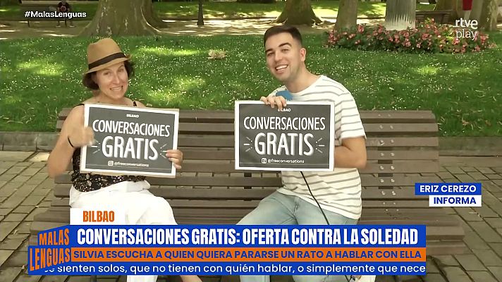 Malas lenguas - Las 'conversaciones gratis' con Silvia, una oferta contra la soledad