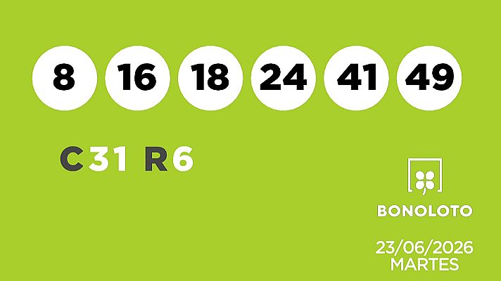 SELAE - Sorteo de la Lotería Bonoloto y Euromillones del 23/06/2026