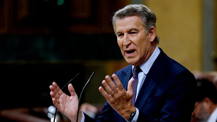 Informativo 24h - Feijóo: "Señor Sánchez, la corrupción es usted"